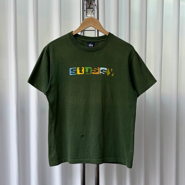 스투시 빈티지 90s 반팔 티셔츠