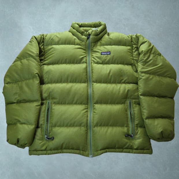 (M)파타고니아 패커블 구스다운 라임 그린