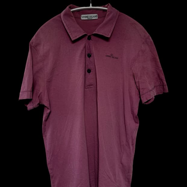 스톤 아일랜드 반소매 폴로셔츠
