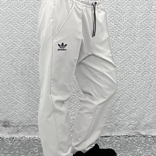 아디다스 올드스쿨 빈티지 스포티 밴딩 트랙팬츠 L C10045