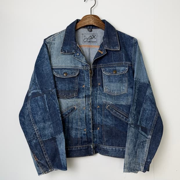 빈티지 트롱프뢰유 데님 자켓