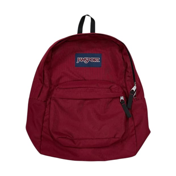 잔스포츠 빈티지 슈퍼브레이크 버건디 레드 백팩 가방