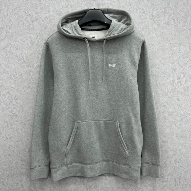 95 반스 남자 스몰로고 기모 후드티