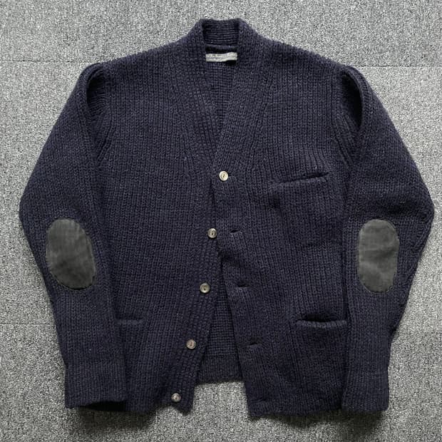 올드조 브리티쉬 트위드 웜 가디건 네이비 (피그벨더블알엘안데르센드레익스