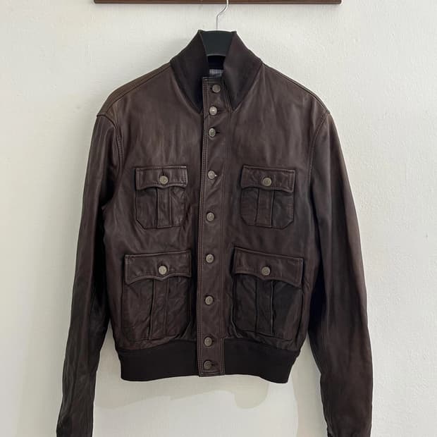 디스퀘어드2 레더 자켓