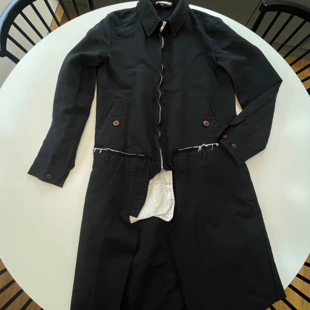 꼼데가르송 옴므 플러스 축융 도킹 코트