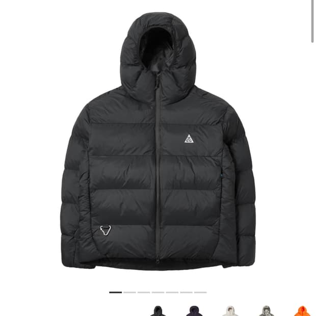 나이키 acg 루나레이크 패딩 s 판매합니다