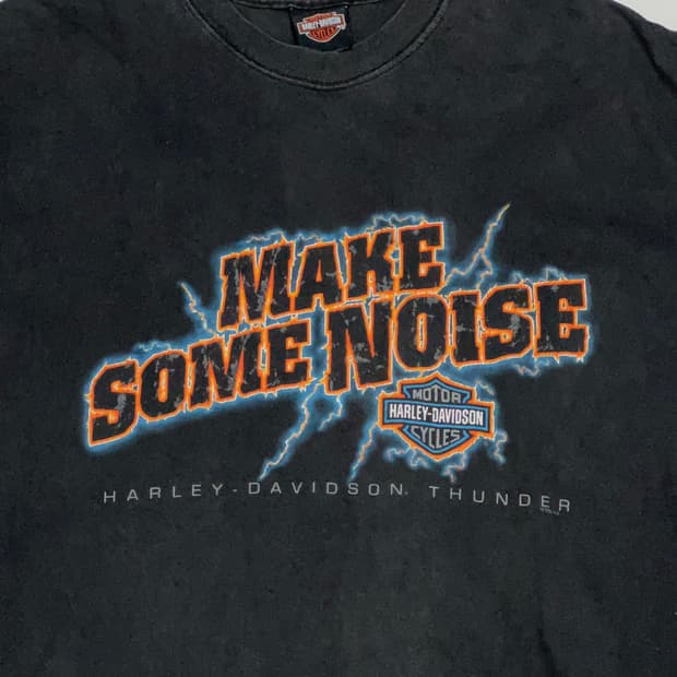🇺🇸 00s 할리데이비슨 'MAKE SOME NOISE' 반팔