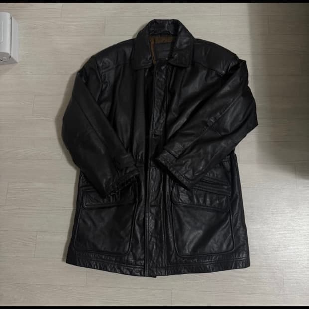 소가죽 레더 카코트