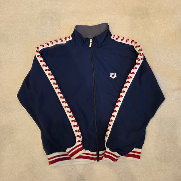 아레나 빈티지 팀라인 트랙탑(저지)