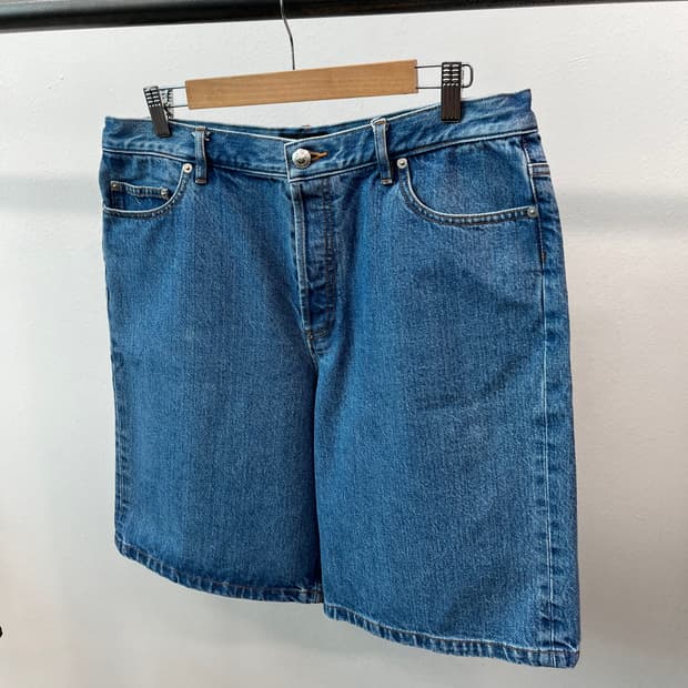 33) 아페세 버뮤다 데님팬츠 