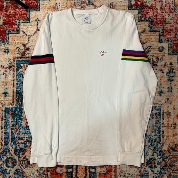 [M] 노아 레인보우 프린팅 롱슬리브