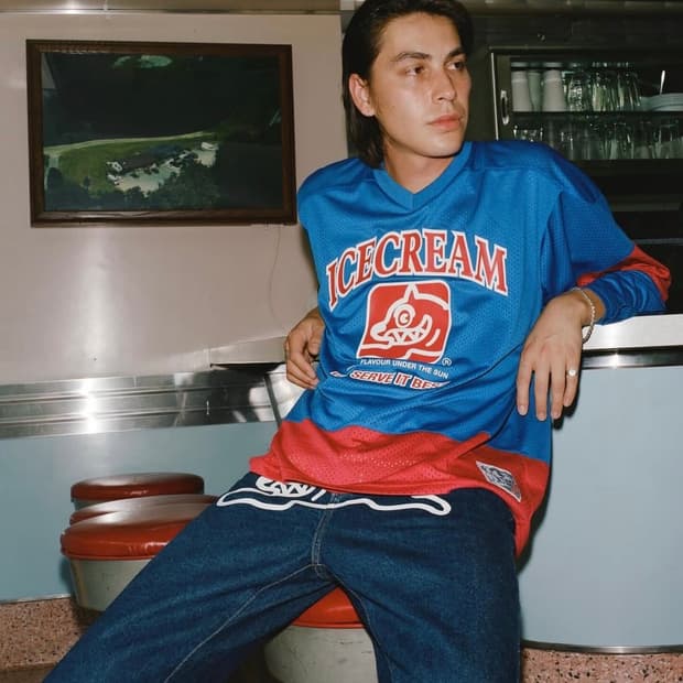 BBC 아이스크림 하키 저지 M 새상품