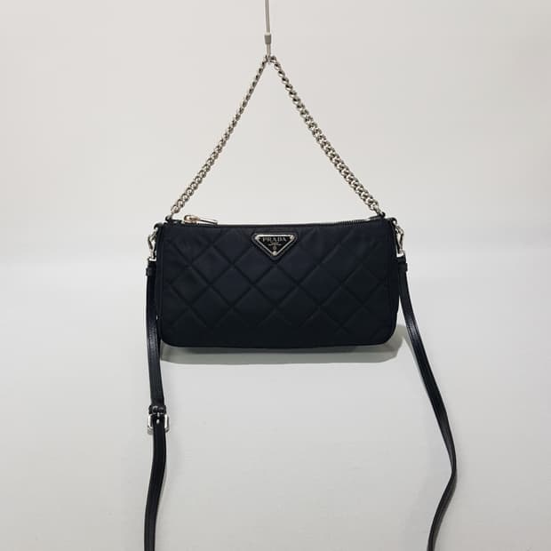 프라다 포코노 퀄팅 미니 체인 숄더백 1bh026