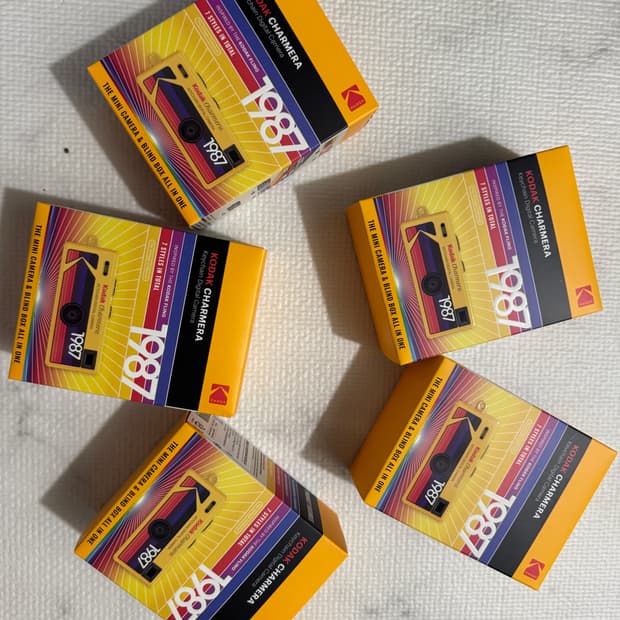 코닥 차메라 키링 카메라 키체인