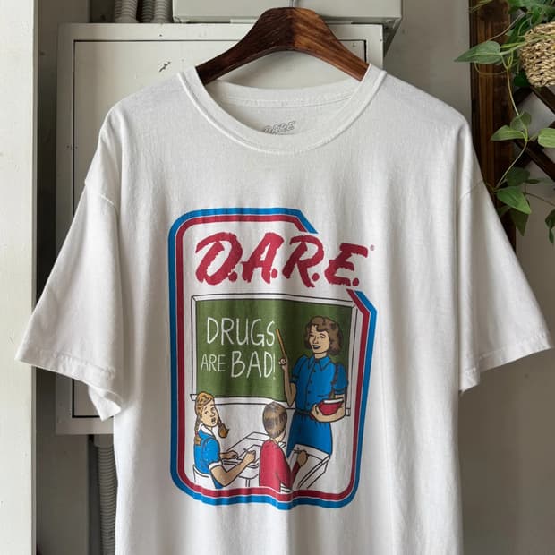 [L]USA 빈티지 D.A.R.E 캠페인 티셔츠