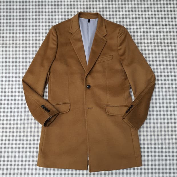 커스텀멜로우 울 캐시미어 코트 남자95