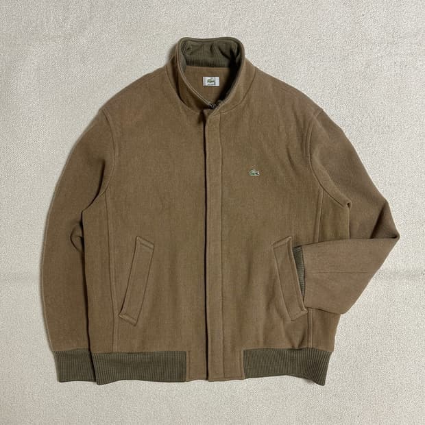라코스테 울 블루종 자켓