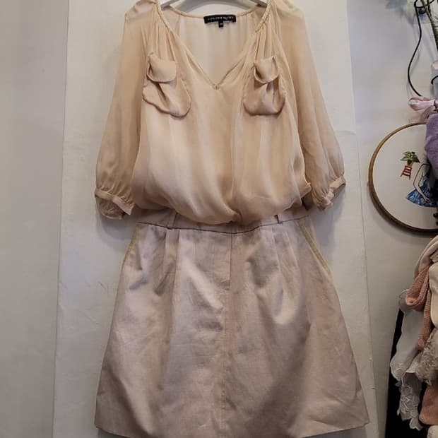 알렉산더맥퀸 실크 원피스