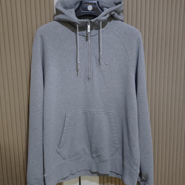 L 나이키 반집업 후드티셔츠