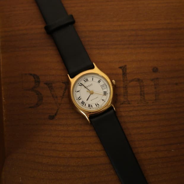 [Tissot]티쏘 스타일리스트 빈티지 쿼츠 여성용 시계
