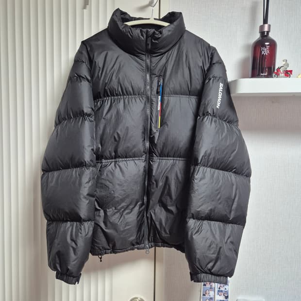 살로몬 컨투어 다운 자켓 패딩 XL 블랙