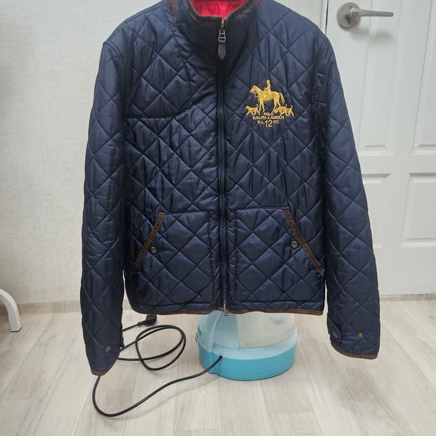 (95~100)M☆우주매물☆랄프로렌폴로빅포니 리버시블[네이비빨강]퀼팅자켓