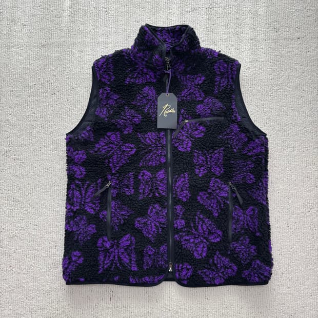 니들즈 니들스 빔즈 보아 플리스 베스트 자켓 퍼플