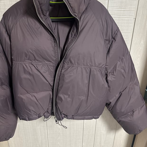 덕다운 100 크롭패딩 새상품