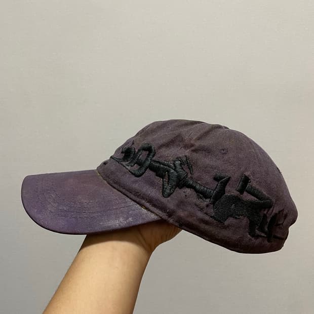 P.L.N. OILSKIN MIRROED CAP