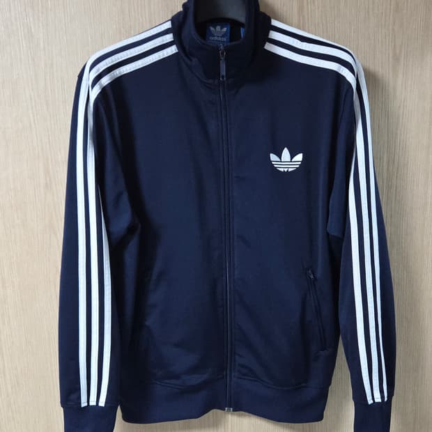 (착샷) 아디다스 파이어버드 져지 트랙탑 네이비