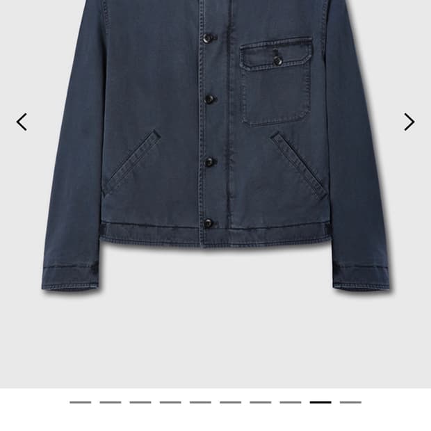 토니웩 DYED COTTON DECK JACKET_ NAVY