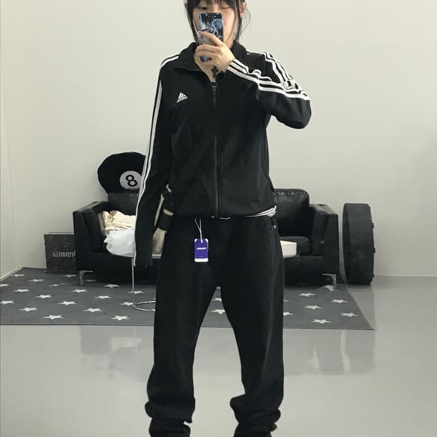 아디다스 블랙 져지