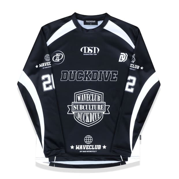 덕다이브 오프로드 메쉬 롱슬리브 긴팔 티셔츠 블랙 XL