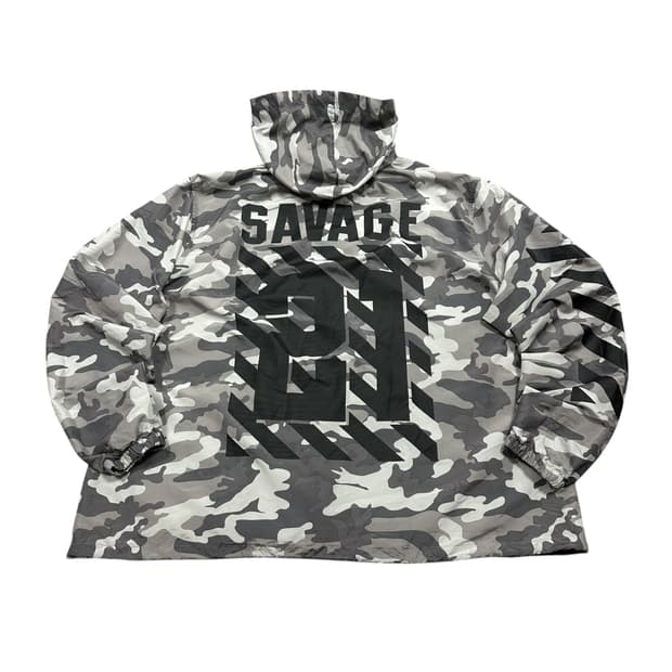 ✨ (만원 빈티지) 카모 경량 후드 집업 