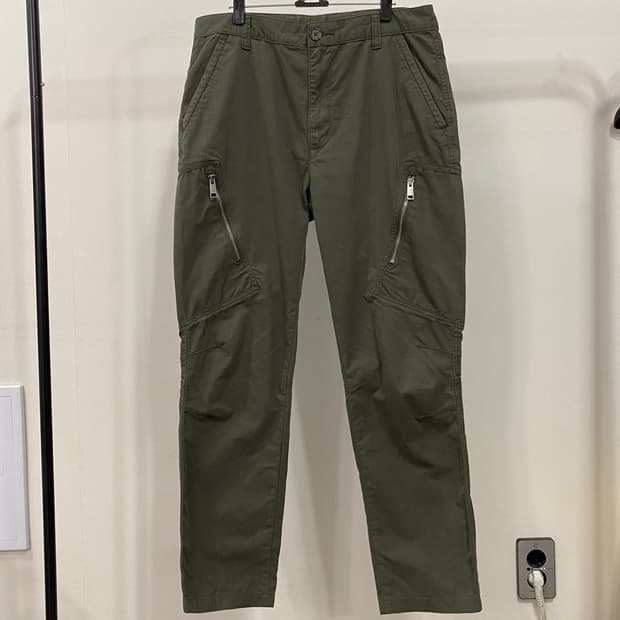 알마니 익스체인지 지퍼 카고 팬츠 매장판