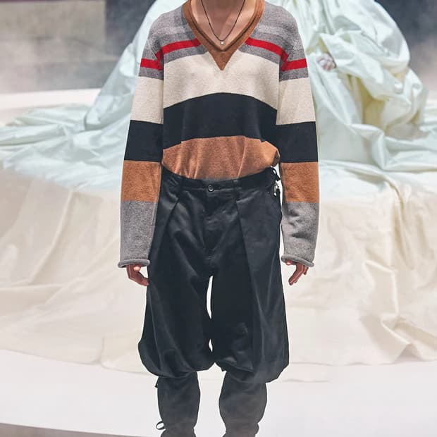 언더커버 20aw 클라운 하카마 본디지 팬츠