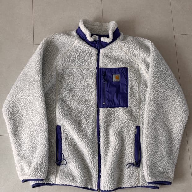 CarharttWip 플리스 후리스 자켓/Offwhite & Purple
