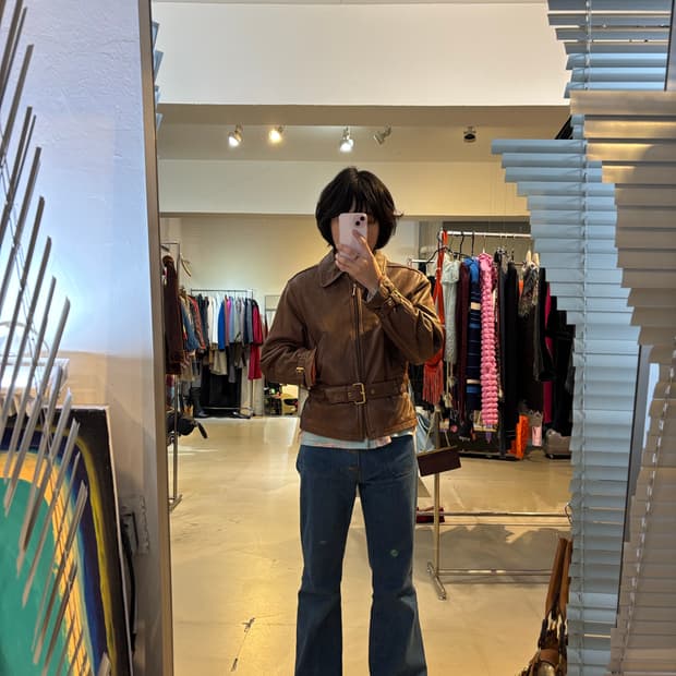 Vintage leather jacket