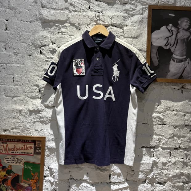 폴로 빅포니 USA10 카라 반팔 티셔츠
