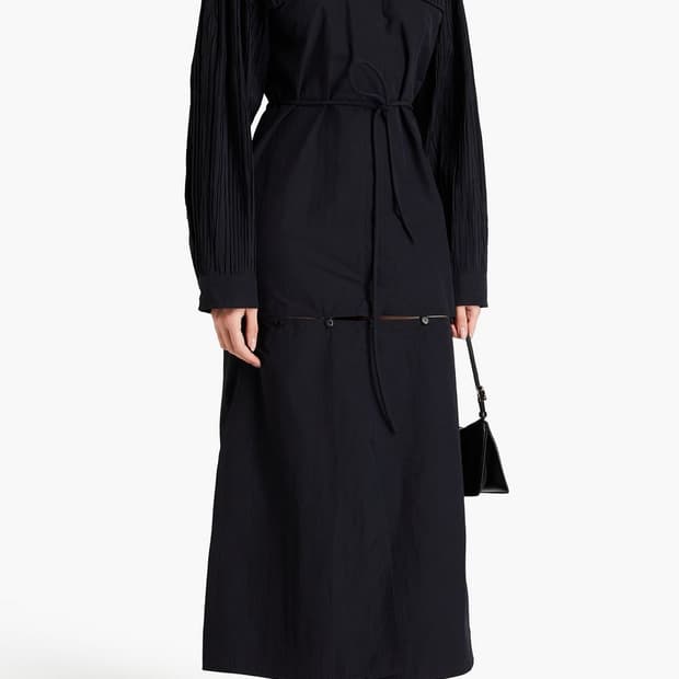 나누슈카 아코디언 슬리브 2in1 셔츠/롱 원피스