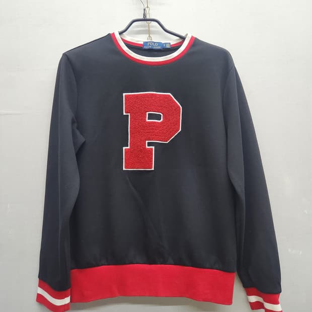 폴로 랄프로렌 P 패치 로고 맨투맨 S(M)