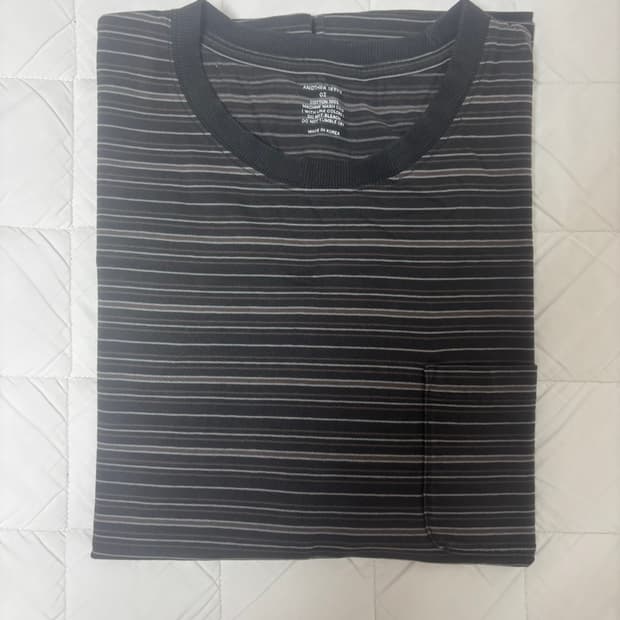 (2) 어나더오피스 스트라이프 티셔츠 25SS