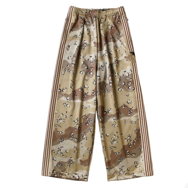 2) 캐피탈 스무스 저지 초콜릿 칩 카모 배기 트랙 팬츠 베이지