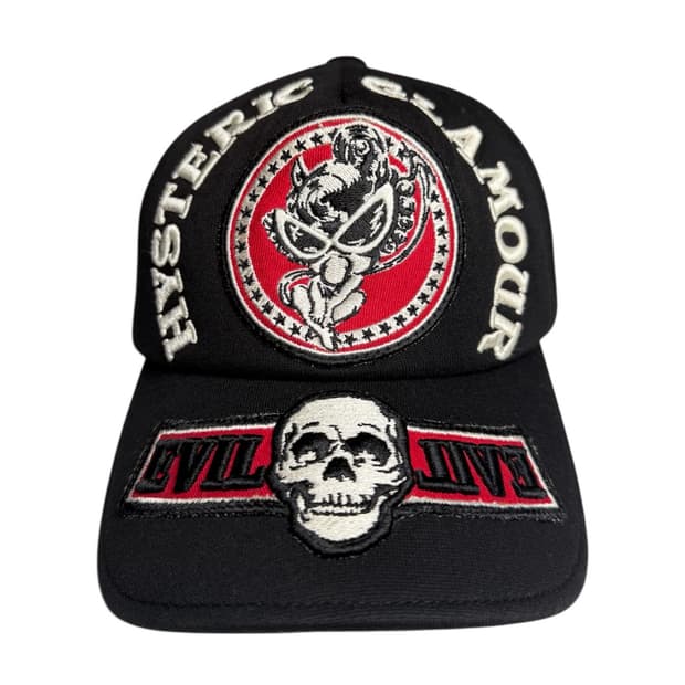 히스테릭 글래머 아카이브 EVIL 해골 볼캡 모자