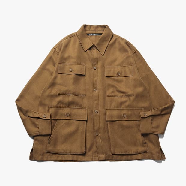 NIKO AND - MULTI POCKET SHIRT JACKET