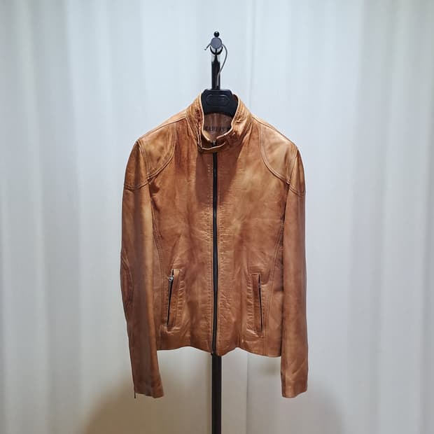 (택포) 이태리 피렌체 페루찌 양가죽 자켓 46 B369