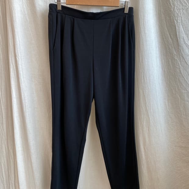 UNIQLO 블랙 밴딩팬츠(L-XL)