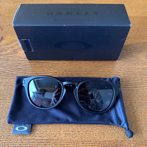 [F] 오클리 래치 아시안핏 매트 블랙