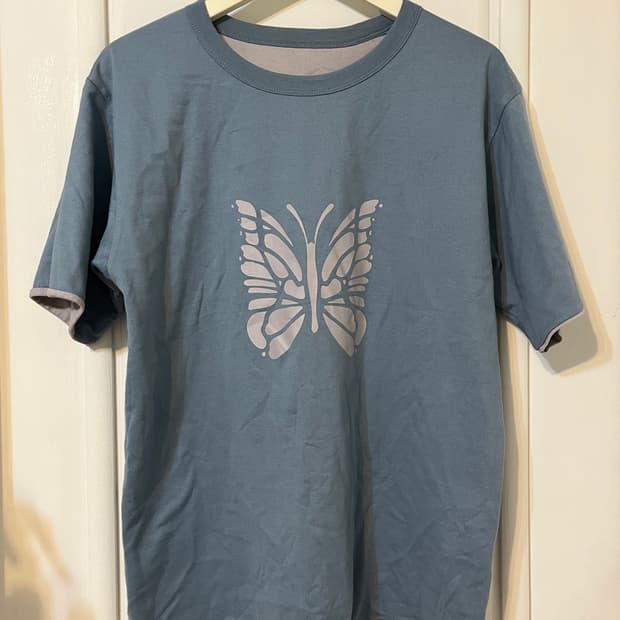 needles reversible t-shirt